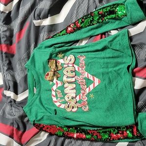 Girls Christmas shirt